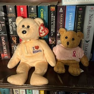 Vintage Beanie Bear and Avon Bear
